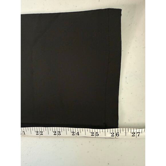 ASOS DESIGN skinny trousers with elastic waist black nylon 28x26 crop - Picture 9 of 11